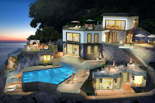 酒店設計室內(nèi)水景的功能作用